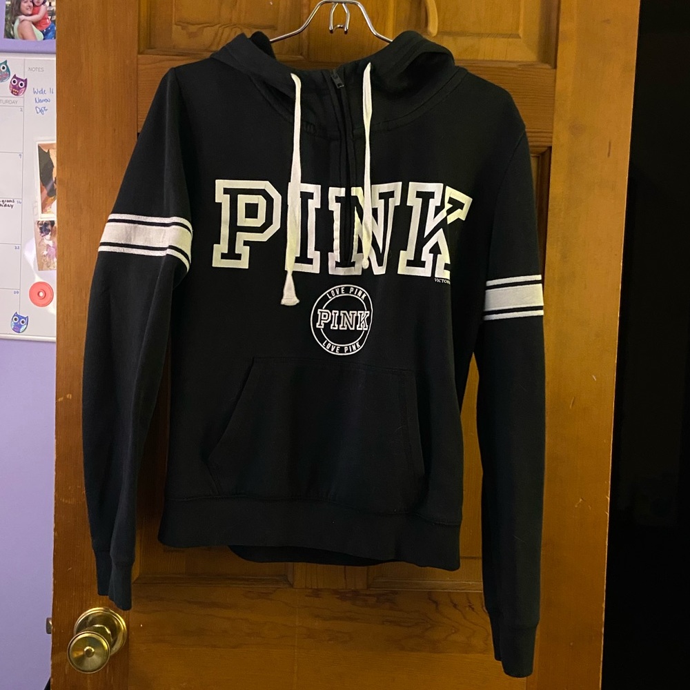 PINK 1/2-Zip Hoodie